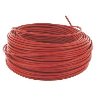 1- aderige Elektrische draad Rood 1 x 2,5 mm&sup2; 