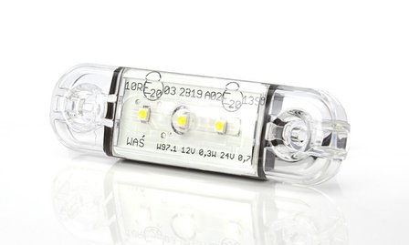 Zij- Positieverlichting, Contourverrlichting Wit 3-LED 85x25mm