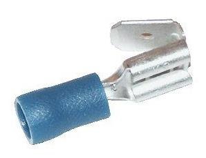Kabelschoen, vlakschuif Blauw, verdeelst. 1,5-2,5 mm&sup2;
