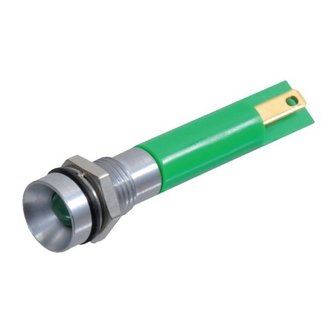 Controlelamp LED Groen inbouw 9,5mm