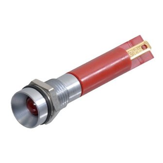 Controlelamp LED Rood inbouw 9,5mm