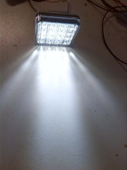 Achteruitrijlamp LED 104x104mm LED