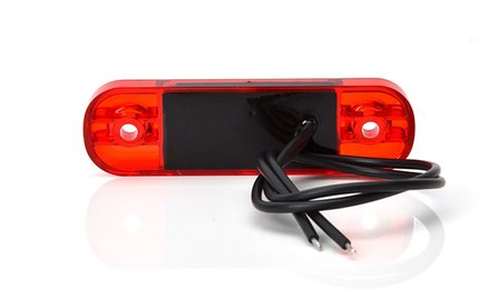 Zij- Achterlicht Rood 3-LED 85x25mm