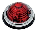 Top- of Achterlicht of R.A.W lamp, 70 mm, Rood, Chroomrand