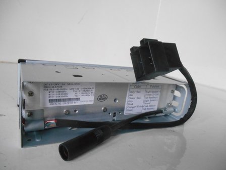 Autoradio Hidaka M101 spatwaterdicht, (USB en AUX)