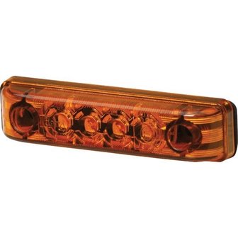 Positie- Richting- zijverlicting, Oranje  Hella opbouw 65x16mm