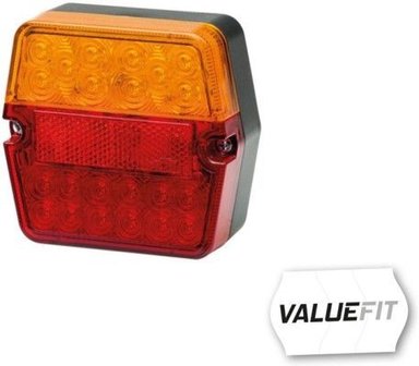 - Taillight 4 functions, 150x80 LED, Li + Re LEDlight.