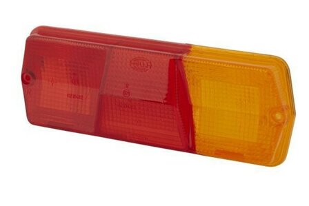 Achterlichtglas Hella 201x76 mm, 3-functies, o.a. EZS, RECHTS