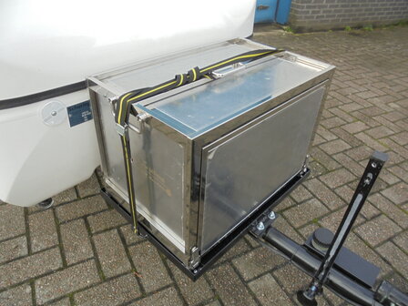 Disselframe voor koelbox op trekboom