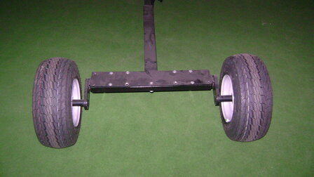 TMO100 L, 16,5x8" Onderstel compleet set met wielen en verlichting. (Motor)