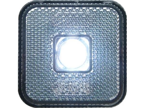 Zij- Positieverlichting, Contourverrlichting Wit LED 65x65x28mm