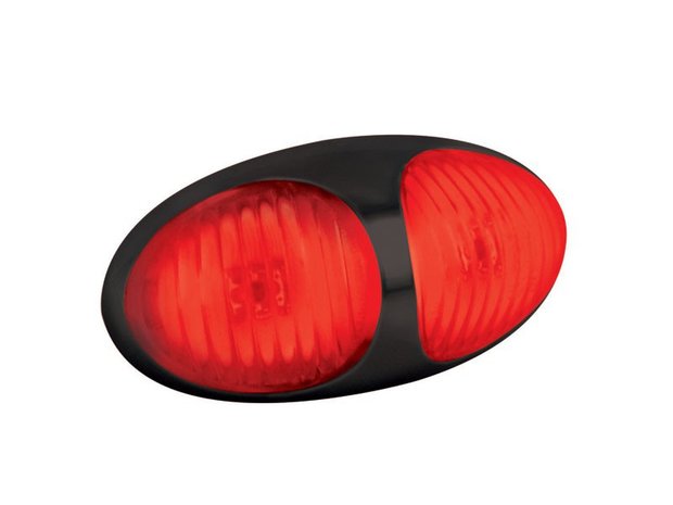 1- Zijverlichting  Rood zwart, LED