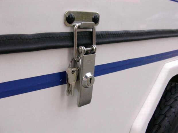 Klepsluiting afsluitbaar zwart Protex zonder vangpal